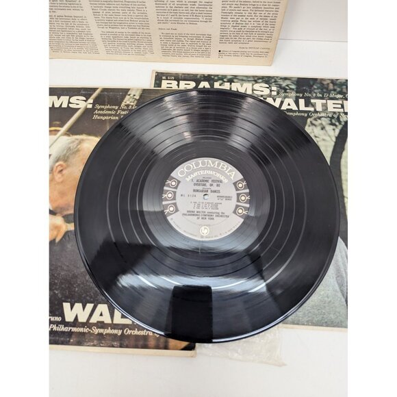 Bruno Walter Brahms Symphony No 4 Symphony No 3 Symphony No 2 Lot of 3 Albums - Picture 5 of 8